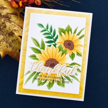 Spellbinders - Schablone "Sunflower" Layered Stencil