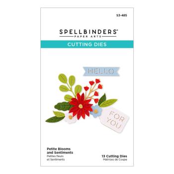 Spellbinders - Stanzschablone "Petite Blooms and Sentiments" Dies