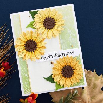 Spellbinders - Stanzschablone "Sunflower Serenade" Dies