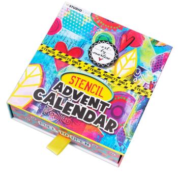 Art By Marlene - Adventskalender Schablonen 2023 "Advent Calendar Stencil Addicts Only"