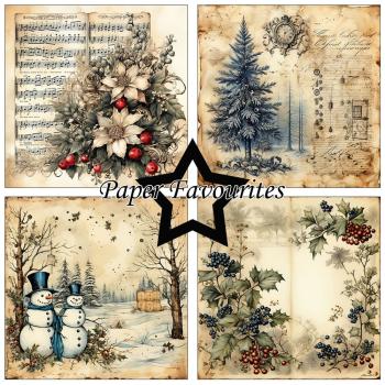 Paper Favourites - Designpapier "Winter" Paper Pack 6x6 Inch - 24 Bogen