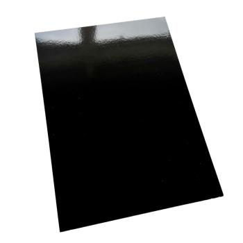 Paper Favourites - Spiegelkarton "Black" Mirror Card Matte A4 - 5 Bogen