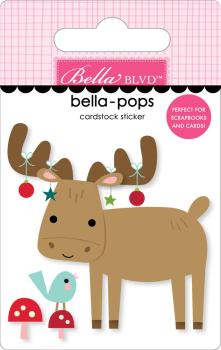 Bella BLVD - 3D Sticker "Merry Christmoose" Bella Pops