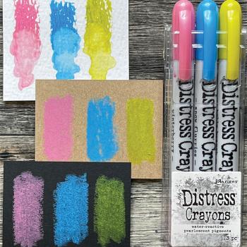 Ranger - Stifte "Holiday Pearlescent Nr. 2" Distress Pearls Crayons Design by Tim Holtz