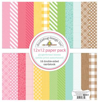 Doodlebug Design - Designpapier  "Petite Prints" Paper Pack 12x12 Inch - 12 Bogen