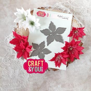 Craft & You Design - Stanzschablone "Poinsettia" Dies