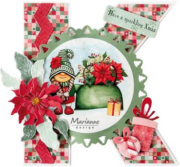 Marianne Design - Präge- und Stanzschablone "Jolly Christmas Doily" Creatables Dies