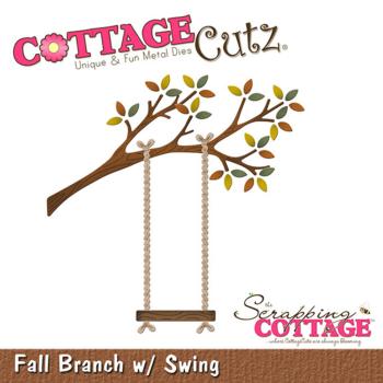 Scrapping Cottage - Stanzschablone "Fall Branch w/ Swing" Dies