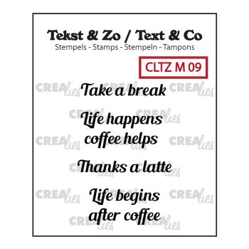 Crealies - Stempelset "Take a break" Clear stamps