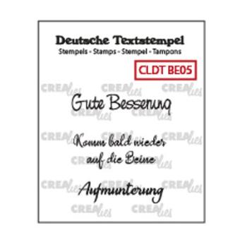 Crealies - Stempelset "Gute Besserung 05" Clear stamps