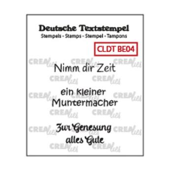 Crealies - Stempelset "Gute Besserung 04" Clear stamps