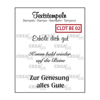 Crealies - Stempelset "Gute Besserung 02" Clear stamps