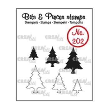 Crealies - Stempelset "Bäume" Clear stamps