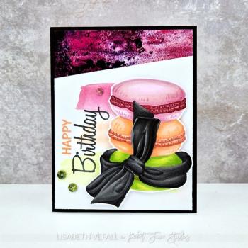 Picket Fence Studios - Stempelset "Macarons are Meant to Help" Clear stamps