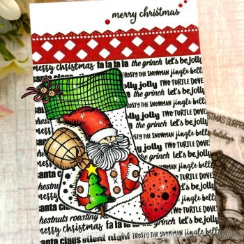 Picket Fence Studios - Stempelset "Stocking Full of Coal" Clear stamps