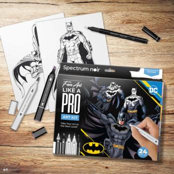 Spectrum Noir - Alkohoholmarker "Batman" Fan-Art Like a Pro Art Kit 