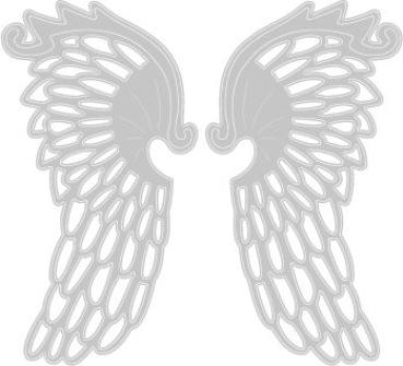 Sizzix Thinlits Craft Die-Set - Angel Wings by Lisa Jones