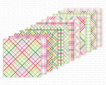 My Favorite Things - Designpapier "Holiday Plaid" Paper Pad 6x6 Inch - 24 Bogen