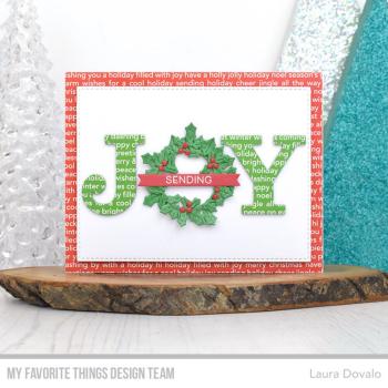 My Favorite Things - Designpapier "Colorful Christmas Text" Paper Pad 6x6 Inch - 24 Bogen