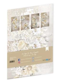 Papers For you - Decoupage Papier "La Vie En Fleurs Daisies" Rice Paper Kit - 4 Bogen