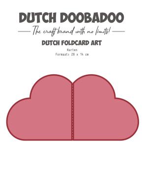 Dutch Doobadoo - Schablone A4 "Hearts" Stencil - Dutch Card Art