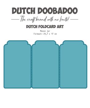 Dutch Doobadoo - Schablone A4 "Mason Jar" Stencil - Dutch Card Art