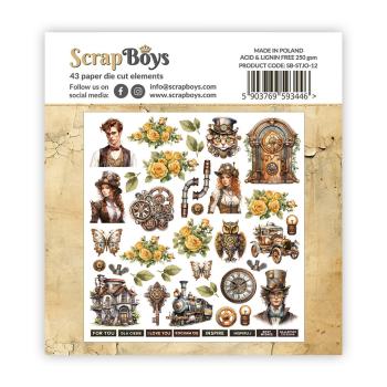 ScrapBoys - Stanzteile "Steampunk Journey" Die Cuts