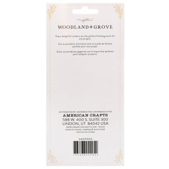 American Crafts - Aufkleber "Woodland Grove" Sticker