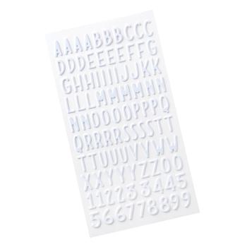 American Crafts - Aufkleber "Alphabet Matte" Puffy Sticker