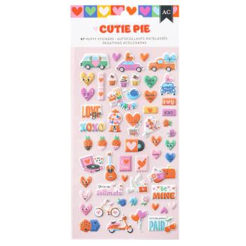 American Crafts - Aufkleber "Cutie Pie" Puffy Sticker