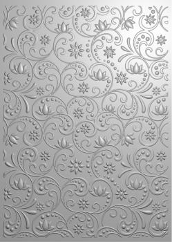 Creative Expressions - 3D Embossingfolder "Botanical Swirls" Prägefolder Design by Sue Wilson