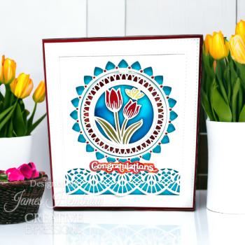 Creative Expressions - Stanzschablone "Stained Glass Tulip" Craft Dies Design by Sue Wilson