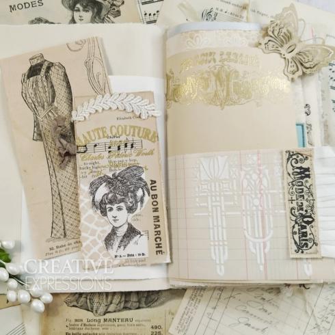 Creative Expressions - Stempelset "Haute Couture" Clear Stamps 6x8 Inch Design by Taylor Made Journals