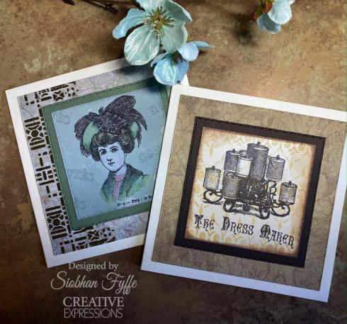 Creative Expressions - Stempelset "The Dress Maker" Clear Stamps 6x8 Inch Design by Taylor Made Journals
