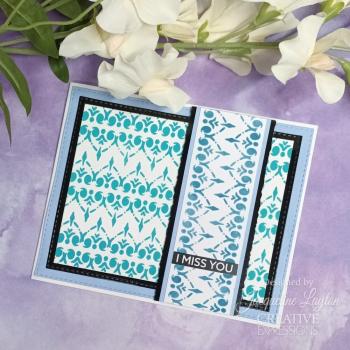 Creative Expressions - Schablone "Hearts" Stencil Design by Taylor Made Journals