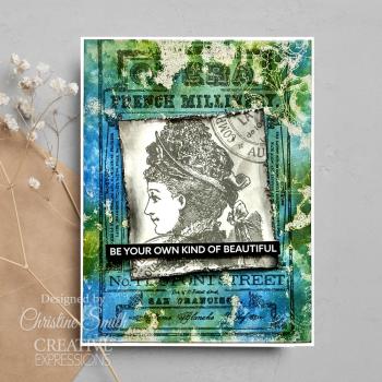 Creative Expressions - Schablone "Lace Fragment" Stencil Design by Taylor Made Journals