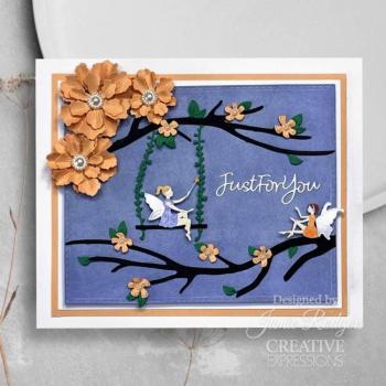 Creative Expressions - Stanzschablone "Fairy Village Corner Flourish" Craft Dies Design by Jamie Rodgers