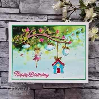 Creative Expressions - Stanzschablone "Fairy Village Floral Branch" Craft Dies Design by Jamie Rodgers