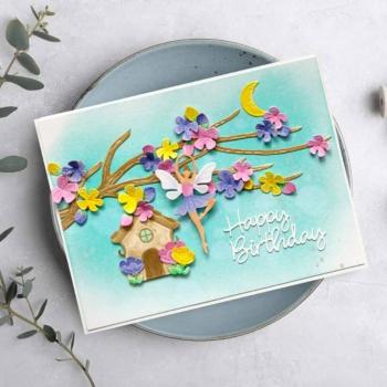 Creative Expressions - Stanzschablone "Fairy Village Floral Branch" Craft Dies Design by Jamie Rodgers