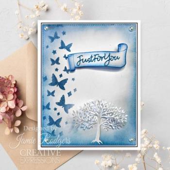 Creative Expressions - Schablone "Butterfly Ray" Stencil Slimline