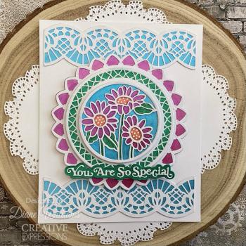 Creative Expressions - Stanzschablone "Border Ornate Lattice" Craft Dies Design by Sue Wilson