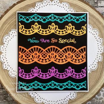 Creative Expressions - Stanzschablone "Border Ornate Lattice" Craft Dies Design by Sue Wilson