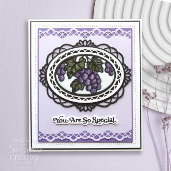 Creative Expressions - Stanzschablone "Border Ornate Lattice" Craft Dies Design by Sue Wilson