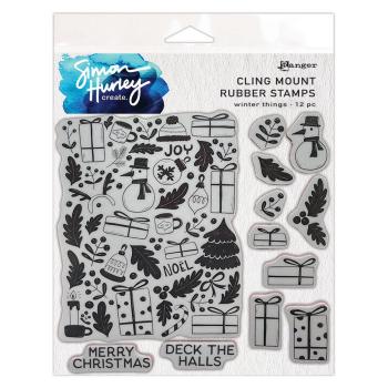 Ranger - Gummistempelset by Simon Hurley Create "Winter Things" Rubber Stamp