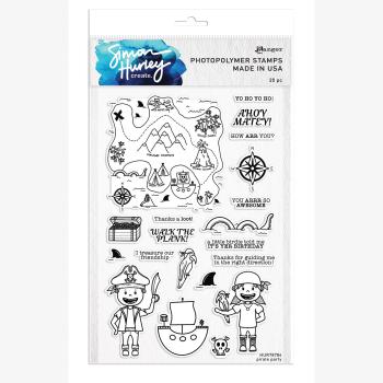 Ranger - Stempelset by Simon Hurley "Pirate Party" Clear Stamps