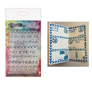 Ranger - Stempelset "Doodles" Clear Stamps Dylusions Diddy