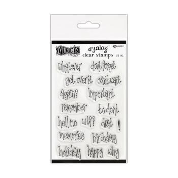 Ranger - Stempelset "Whatever" Clear Stamps Dylusions Dyalog