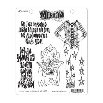 Ranger - Stempelset "My Crown" Dylusions Cling Stamp 