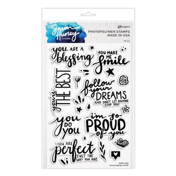 Ranger - Stempelset by Simon Hurley "Encouraging words" Clear Stamps