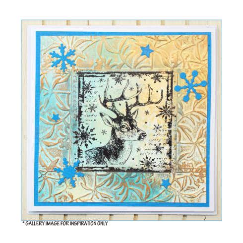 Crafty Individuals - Gummistempel "Snowflake Rudolph" Unmounted Rubber Stamps 